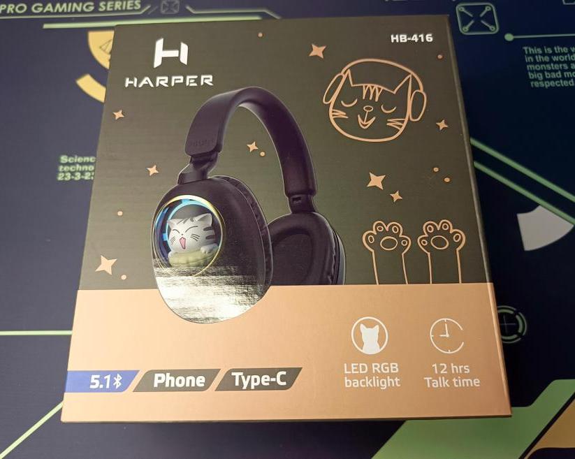 Обзор стильных детских наушников Harper HB